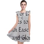 All of Life Come to Me with Ease Joy And Glory 2 Tie Up Tunic Dress