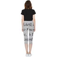 Inside Out Lightweight Velour Capri Leggings  