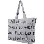 All of Life Come to Me with Ease Joy And Glory 2 Simple Shoulder Bag