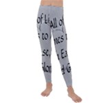 All of Life Come to Me with Ease Joy And Glory 2 Kids  Lightweight Velour Leggings