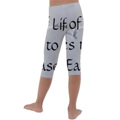 Kids  Lightweight Velour Capri Leggings  