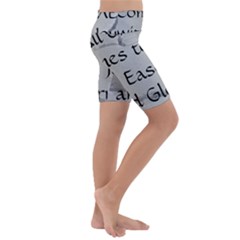 Kids  Lightweight Velour Cropped Yoga Leggings 