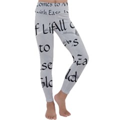 Kids  Lightweight Velour Classic Yoga Leggings 
