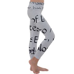 Kids  Lightweight Velour Classic Yoga Leggings 