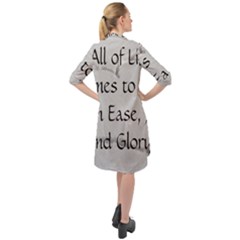 Long Sleeve Mini Shirt Dress 