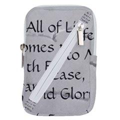 All of Life Come to Me with Ease Joy And Glory 2 Belt Pouch Bag (Large) from ArtsNow.com