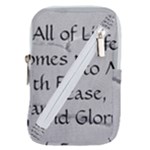 All of Life Come to Me with Ease Joy And Glory 2 Belt Pouch Bag (Large)