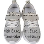 All of Life Come to Me with Ease Joy And Glory 2 Kids  Velcro Strap Shoes