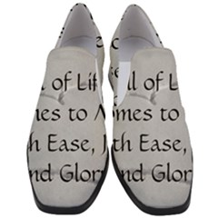Women Slip On Heel Loafers 