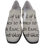 All of Life Come to Me with Ease Joy And Glory 2 Women Slip On Heel Loafers