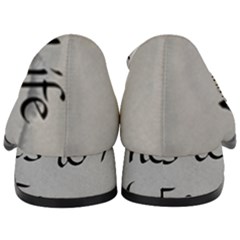 Women s Chunky Heel Loafers 