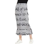 All of Life Come to Me with Ease Joy And Glory 2 Maxi Fishtail Chiffon Skirt