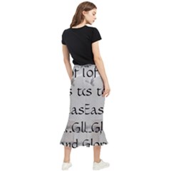Maxi Fishtail Chiffon Skirt 