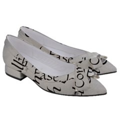 Women s Bow Heels 