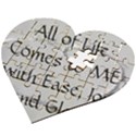 Wooden Puzzle Heart 