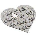 Wooden Puzzle Heart 