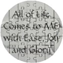 Wooden Puzzle Round 