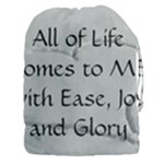 All of Life Come to Me with Ease Joy And Glory 2 Drawstring Pouch (3XL)