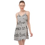 All of Life Come to Me with Ease Joy And Glory 2 Summer Time Chiffon Dress