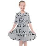 All of Life Come to Me with Ease Joy And Glory 2 Kids  All Frills Chiffon Dress