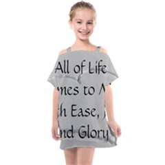 Kids  One Piece Chiffon Dress 