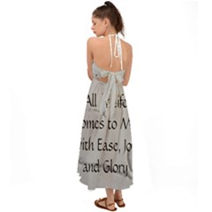 Halter Tie Back Dress  