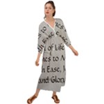 All of Life Come to Me with Ease Joy And Glory 2 Grecian Style  Maxi Dress