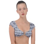 All of Life Come to Me with Ease Joy And Glory 2 Cap Sleeve Ring Bikini Top