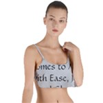 All of Life Come to Me with Ease Joy And Glory 2 Layered Top Bikini Top 
