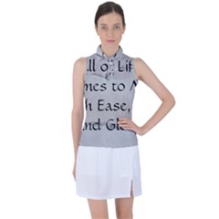 Women s Sleeveless Polo T-Shirt 