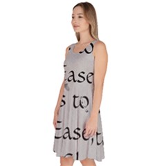 Knee Length Skater Dress With Pockets 