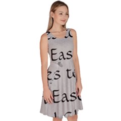 Knee Length Skater Dress With Pockets 