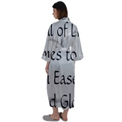 Maxi Satin Kimono 