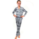All of Life Come to Me with Ease Joy And Glory 2 Kid s Satin Long Sleeve Pajamas Set