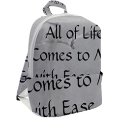 Zip Up Backpack 