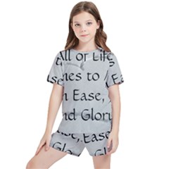 Kids  T-Shirt And Sports Shorts Set 