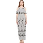 All of Life Come to Me with Ease Joy And Glory 2 Draped Sleeveless Chiffon Jumpsuit