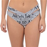 All of Life Come to Me with Ease Joy And Glory 2 Double Strap Halter Bikini Bottom