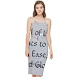 All of Life Come to Me with Ease Joy And Glory 2 Bodycon Cross Back Summer Dress