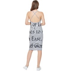 Bodycon Cross Back Summer Dress 