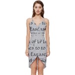 All of Life Come to Me with Ease Joy And Glory 2 Wrap Frill Dress