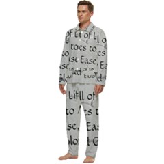 Men s Long Sleeve Velvet Pocket Pajamas Set 