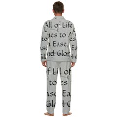 Men s Long Sleeve Velvet Pocket Pajamas Set 