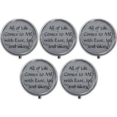 Mini Round Pill Box (Pack of 5) 