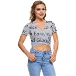 All of Life Come to Me with Ease Joy And Glory 2 Short Sleeve Foldover Tee
