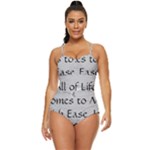All of Life Come to Me with Ease Joy And Glory 2 Retro Full Coverage Swimsuit