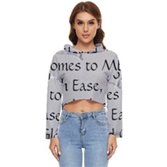 Women s Lightweight Cropped Hoodie 