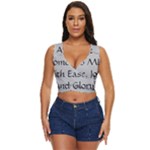 All of Life Come to Me with Ease Joy And Glory 2 Women s Sleeveless Wrap Top