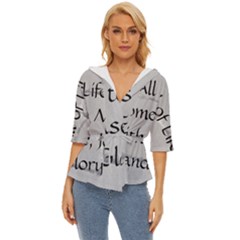 Lightweight Drawstring Hooded Top 