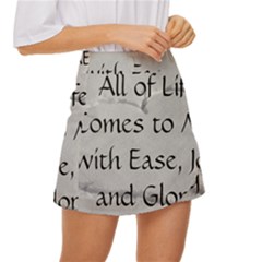 Mini Front Wrap Skirt 